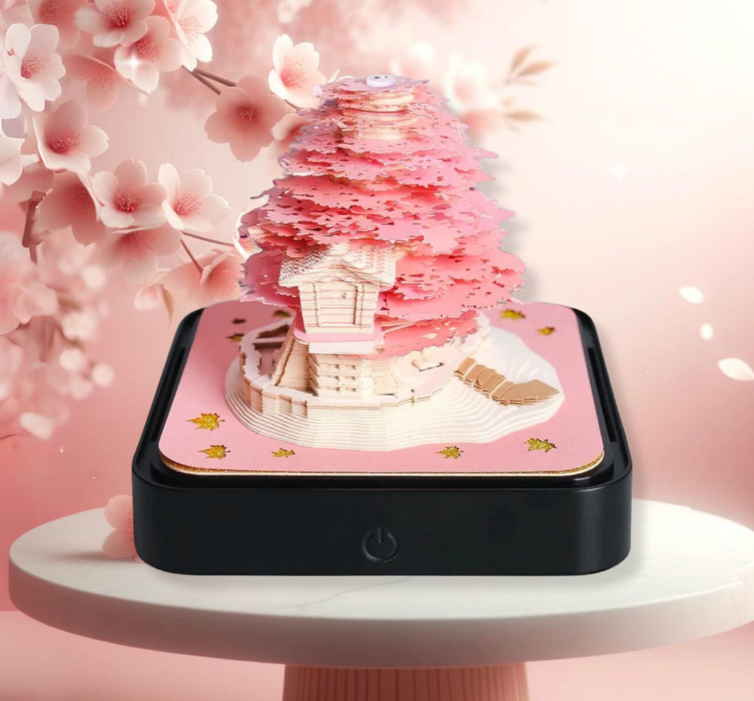 Sakura Tree Cherry Blossom - 3D Calendar 2024
