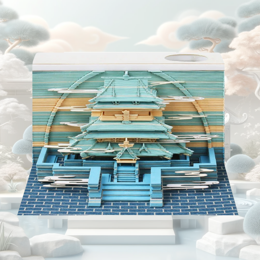 Fairy Palace 3D Notepad | Whimsical Stationery for Enchanting Thoughts